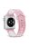 For Apple Watch Series 10 42mm / 9 8 7 41mm / 6 5 4 SE SE (2022) SE (2023) 40mm / 3 2 1 38mm Press Buckle Design Silicone Smartwatch Band Replacement Wrist Strap - Pink / White