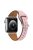 For Apple Watch Series 10 42mm / 9 8 7 41mm / 6 5 4 SE SE (2022) SE (2023) 40mm / 3 2 1 38mm Replacement Watch Band Genuine Leather Watch Strap with Buckle - Pink