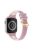 For Apple Watch Series 10 42mm / 9 8 7 41mm / 6 5 4 SE SE (2022) SE (2023) 40mm / 3 2 1 38mm Replacement Watch Band Silicone + Glitter Leather Watch Strap Adjustable Wristband - Pink