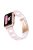 For Apple Watch Series 10 42mm / 9 8 7 41mm / 6 5 4 SE SE (2022) SE (2023) 40mm / 3 2 1 38mm Resin Smart Watch Strap D Shape Design Wristband with Stainless Steel Buckle - Light Pink