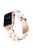 For Apple Watch Series 10 42mm / 9 8 7 41mm / 6 5 4 SE SE (2022) SE (2023) 40mm / 3 2 1 38mm Resin Smart Watch Strap D Shape Design Wristband with Stainless Steel Buckle - Nougat