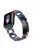 For Apple Watch Series 10 42mm / 9 8 7 41mm / 6 5 4 SE SE (2022) SE (2023) 40mm / 3 2 1 38mm Resin Smart Watch Strap D Shape Design Wristband with Stainless Steel Buckle - Purple / Green