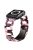 For Apple Watch Series 10 42mm / 9 8 7 41mm / 6 5 4 SE SE (2022) SE (2023) 40mm / 3 2 1 38mm Resin Smart Watch Strap D Shape Design Wristband with Stainless Steel Buckle - Purple Mix