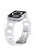 For Apple Watch Series 10 42mm / 9 8 7 41mm / 6 5 4 SE SE (2022) SE (2023) 40mm / 3 2 1 38mm Resin Smart Watch Strap D Shape Design Wristband with Stainless Steel Buckle - White