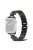 For Apple Watch Series 10 42mm / 9 8 7 41mm / 6 5 4 SE SE (2022) SE (2023) 40mm / 3 2 1 38mm Rhombus Bracelet Smart Watch Band Zinc Alloy Wrist Strap Replacement - Black