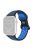 For Apple Watch Series 10 42mm / 9 8 7 41mm / 6 5 4 SE SE (2022) SE (2023) 40mm / 3 2 1 38mm Silicone Watch Band Dual Color, Size: S / M - Black / Blue