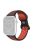 For Apple Watch Series 10 42mm / 9 8 7 41mm / 6 5 4 SE SE (2022) SE (2023) 40mm / 3 2 1 38mm Silicone Watch Band Dual Color, Size: S / M - Black / Red