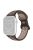 For Apple Watch Series 10 42mm / 9 8 7 41mm / 6 5 4 SE SE (2022) SE (2023) 40mm / 3 2 1 38mm Silicone Watch Band Dual Color, Size: S / M - Brown / Light Yellow