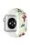 For Apple Watch Series 10 42mm / 9 8 7 41mm / 6 5 4 SE SE (2022) SE (2023) 40mm / 3 2 1 38mm Silicone Watch Band Fadeless Pattern Printed Sport Strap Replacement - Tricolor Butterflies