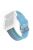 For Apple Watch Series 10 42mm / 9 8 7 41mm / 6 5 4 SE SE (2022) SE (2023) 40mm / 3 2 1 38mm Silicone Watch Band Rainbow Color Watch Strap Quick Release Watchband - Blue Rainbow