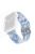 For Apple Watch Series 10 42mm / 9 8 7 41mm / 6 5 4 SE SE (2022) SE (2023) 40mm / 3 2 1 38mm Silicone Watch Band Rainbow Color Watch Strap Quick Release Watchband - Ice Blue