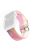 For Apple Watch Series 10 42mm / 9 8 7 41mm / 6 5 4 SE SE (2022) SE (2023) 40mm / 3 2 1 38mm Silicone Watch Band Rainbow Color Watch Strap Quick Release Watchband - Pink Yellow