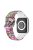 For Apple Watch Series 10 42mm / 9 8 7 41mm / 6 5 4 SE SE (2022) SE (2023) 40mm / 3 2 1 38mm Silicone Watch Strap - Colorful Flower