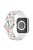 For Apple Watch Series 10 42mm / 9 8 7 41mm / 6 5 4 SE SE (2022) SE (2023) 40mm / 3 2 1 38mm Silicone Watch Strap - Graffiti White