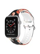 For Apple Watch Series 10 42mm / 9 8 7 41mm / 6 5 4 SE SE (2022) SE (2023) 40mm / 3 2 1 38mm Silicone Watch Strap - Rose