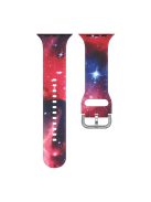 For Apple Watch Series 10 42mm / 9 8 7 41mm / 6 5 4 SE SE (2022) SE (2023) 40mm / 3 2 1 38mm Silicone Watch Strap - Starry Sky