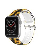 For Apple Watch Series 10 42mm / 9 8 7 41mm / 6 5 4 SE SE (2022) SE (2023) 40mm / 3 2 1 38mm Silicone Watch Strap - Sunflower