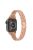 For Apple Watch Series 10 42mm / 9 8 7 41mm / 6 5 4 SE SE (2022) SE (2023) 40mm / 3 2 1 38mm Smart Watch Metal Strap Rhinestone Decor Replacement Wristband - Rose Gold