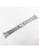 For Apple Watch Series 10 42mm / 9 8 7 41mm / 6 5 4 SE SE (2022) SE (2023) 40mm / 3 2 1 38mm Stainless Steel Durable Smart Watch Band Wrist Strap - Silver