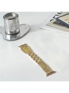 For Apple Watch Series 10 42mm / 9 8 7 41mm / 6 5 4 SE SE (2022) SE (2023) 40mm / 3 2 1 38mm Stainless Steel Multiple Chains Smart Watch Band Hollow-Out Wrist Strap - Gold