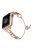 For Apple Watch Series 10 42mm / 9 8 7 41mm / 6 5 4 SE SE (2022) SE (2023) 40mm / 3 2 1 38mm Stainless Steel Stylish Hollow Out Smart Watch Band Bracelet - Rose Gold