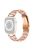 For Apple Watch Series 10 42mm / 9 8 7 41mm / 6 5 4 SE SE (2022) SE (2023) 40mm / 3 2 1 38mm Stainless Steel Watch Band Bling Rhinestone Resin Bracelet Strap Replacement - Rose Gold / Pink