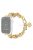 For Apple Watch Series 10 42mm / 9 8 7 41mm / 6 5 4 SE SE (2022) SE (2023) 40mm / 3 2 1 38mm Stainless Steel Watch Strap Replacement Bracelet with Pendant - Gold