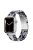 For Apple Watch Series 10 42mm / 9 8 7 41mm / 6 5 4 SE SE (2022) SE (2023) 40mm / 3 2 1 38mm Stylish 3 Beads Resin Strap Replacement Smart Watch Band - Black / White