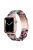 For Apple Watch Series 10 42mm / 9 8 7 41mm / 6 5 4 SE SE (2022) SE (2023) 40mm / 3 2 1 38mm Stylish 3 Beads Resin Strap Replacement Smart Watch Band - Brown / Light Pink