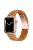 For Apple Watch Series 10 42mm / 9 8 7 41mm / 6 5 4 SE SE (2022) SE (2023) 40mm / 3 2 1 38mm Stylish 3 Beads Resin Strap Replacement Smart Watch Band - Caramel Color