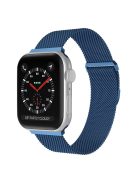 For Apple Watch Series 10 42mm / 9 8 7 41mm / 6 5 4 SE SE (2022) SE (2023) 40mm / 3 2 1 38mm Stylish Milanese Fine Mesh Metal Smart Watch Band Wrist Strap with Mini Buckle - Blue