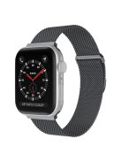 For Apple Watch Series 10 42mm / 9 8 7 41mm / 6 5 4 SE SE (2022) SE (2023) 40mm / 3 2 1 38mm Stylish Milanese Fine Mesh Metal Smart Watch Band Wrist Strap with Mini Buckle - Blue / Grey