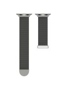 For Apple Watch Series 10 42mm / 9 8 7 41mm / 6 5 4 SE SE (2022) SE (2023) 40mm / 3 2 1 38mm Stylish Milanese Fine Mesh Metal Smart Watch Band Wrist Strap with Mini Buckle - Dark Grey