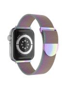 For Apple Watch Series 10 42mm / 9 8 7 41mm / 6 5 4 SE SE (2022) SE (2023) 40mm / 3 2 1 38mm Stylish Milanese Fine Mesh Metal Smart Watch Band Wrist Strap with Mini Buckle - Multi-Color