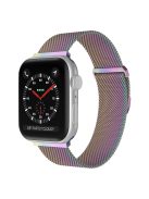 For Apple Watch Series 10 42mm / 9 8 7 41mm / 6 5 4 SE SE (2022) SE (2023) 40mm / 3 2 1 38mm Stylish Milanese Fine Mesh Metal Smart Watch Band Wrist Strap with Mini Buckle - Multi-Color