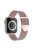 For Apple Watch Series 10 42mm / 9 8 7 41mm / 6 5 4 SE SE (2022) SE (2023) 40mm / 3 2 1 38mm Stylish Milanese Fine Mesh Metal Smart Watch Band Wrist Strap with Mini Buckle - Rose Pink