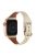 For Apple Watch Series 10 42mm / 9 8 7 41mm / 6 5 4 SE SE (2022) SE (2023) 40mm / 3 2 1 38mm T-Shaped Watch Strap Genuine Leather Wrist Band - Beige