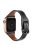 For Apple Watch Series 10 42mm / 9 8 7 41mm / 6 5 4 SE SE (2022) SE (2023) 40mm / 3 2 1 38mm T-Shaped Watch Strap Genuine Leather Wrist Band - Black / Black Buckle