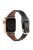 For Apple Watch Series 10 42mm / 9 8 7 41mm / 6 5 4 SE SE (2022) SE (2023) 40mm / 3 2 1 38mm T-Shaped Watch Strap Genuine Leather Wrist Band - Black / Rose Gold Buckle