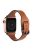 For Apple Watch Series 10 42mm / 9 8 7 41mm / 6 5 4 SE SE (2022) SE (2023) 40mm / 3 2 1 38mm T-Shaped Watch Strap Genuine Leather Wrist Band - Brown / Black Buckle