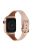 For Apple Watch Series 10 42mm / 9 8 7 41mm / 6 5 4 SE SE (2022) SE (2023) 40mm / 3 2 1 38mm T-Shaped Watch Strap Genuine Leather Wrist Band - Pink