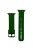 For Apple Watch Series 10 42mm / 9 8 7 41mm / 6 5 4 SE SE (2022) SE (2023) 40mm / 3 2 1 38mm Textured Silicone Smart Watch Band Wrist Strap Replacement - Blackish Green