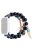 For Apple Watch Series 10 42mm / 9 8 7 41mm / 6 5 4 SE SE (2022) SE (2023) 40mm / 3 2 1 38mm Watch Band Colorful Bead Decorated Bracelet Smart Watch Replacement Strap for Women Girls - Black