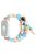 For Apple Watch Series 10 42mm / 9 8 7 41mm / 6 5 4 SE SE (2022) SE (2023) 40mm / 3 2 1 38mm Watch Band Colorful Bead Decorated Bracelet Smart Watch Replacement Strap for Women Girls - Multi-Color