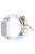 For Apple Watch Series 10 42mm / 9 8 7 41mm / 6 5 4 SE SE (2022) SE (2023) 40mm / 3 2 1 38mm Watch Band Colorful Bead Decorated Bracelet Smart Watch Replacement Strap for Women Girls - White