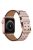 For Apple Watch Series 10 42mm / 9 8 7 41mm / 6 5 4 SE SE (2022) SE (2023) 40mm / 3 2 1 38mm Watch Band Genuine Leather Strap with Stainless Steel Buckle Clasp - Pink