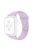 For Apple Watch Series 10 42mm / 9 8 7 41mm / 6 5 4 SE SE (2022) SE (2023) 40mm / 3 2 1 38mm Watch Band Replacement Soft Silicone Sport Strap with Double Buttons Buckle, Size S / M - Light Purple