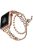 For Apple Watch Series 10 42mm / 9 8 7 41mm / 6 5 4 SE SE (2022) SE (2023) 40mm / 3 2 1 38mm Watch Band Stainless Steel Bracelet Wristband Strap - Rose Gold