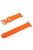 For Apple Watch Series 10 42mm / 9 8 7 41mm / 6 5 4 SE SE (2022) SE (2023) 40mm / 3 2 1 38mm Woven Texture Adjustable Wristband Silicone Smart Watch Strap - Orange