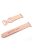 For Apple Watch Series 10 42mm / 9 8 7 41mm / 6 5 4 SE SE (2022) SE (2023) 40mm / 3 2 1 38mm Woven Texture Adjustable Wristband Silicone Smart Watch Strap - Pink